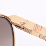 LOUIS VUITTON Louis Vuitton Institution Pilot Gold/Brown Z0339U Unisex Sunglasses A Rank Used Ginzo