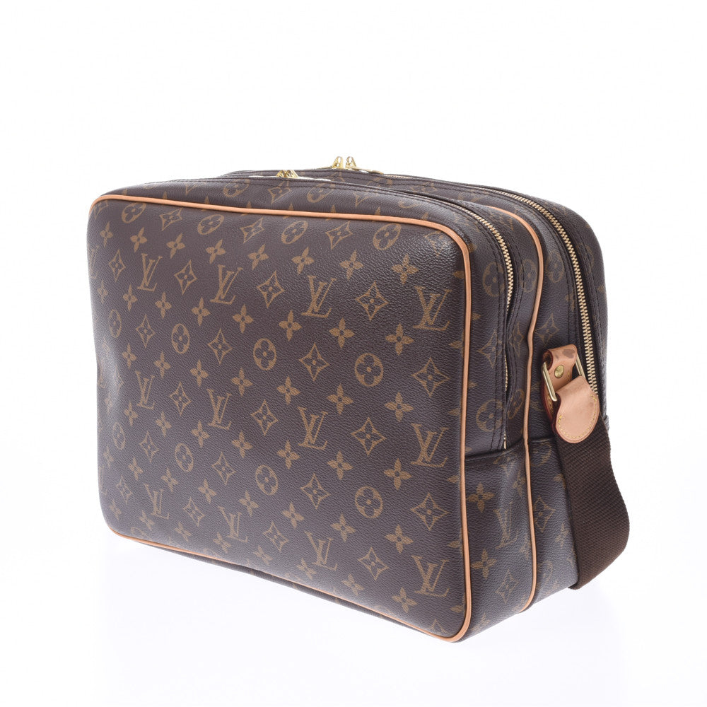 LOUIS VUITTON ルイヴィトン モノグラム リポーターGM ブラウン M45252 ユニセックス モノグラムキャンバス ショルダーバッグ  Aランク 中古 - ネット販売品