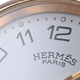 Hermes Hermes Clipper CL3.740 Men's SS / GP Watch Quartz Cream Table A-Rank Used Sinkjo