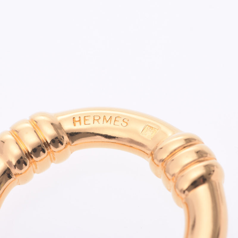 HERMES エルメス ゴールド ユニセックス GP スカーフリング Aランク 中古 銀蔵