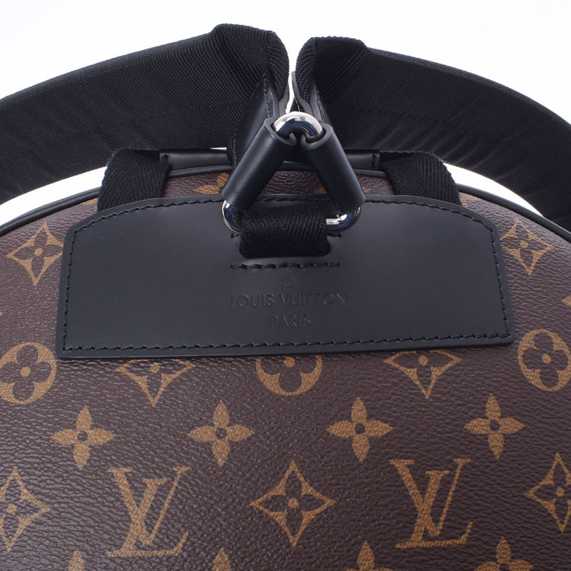 Louis Vuitton Louis Vuitton Monogram Makasa Josh Brown / Black M41530 Men's Monogram Makasa Canvas Rucks Day Pack A-Rank Used Silgrin