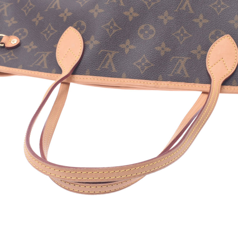 Louis Vuitton Louis Vuitton Monogram从不全毫米古棕色M40156男女皆宜音乐帆布手提包AB排名使用Silgrin