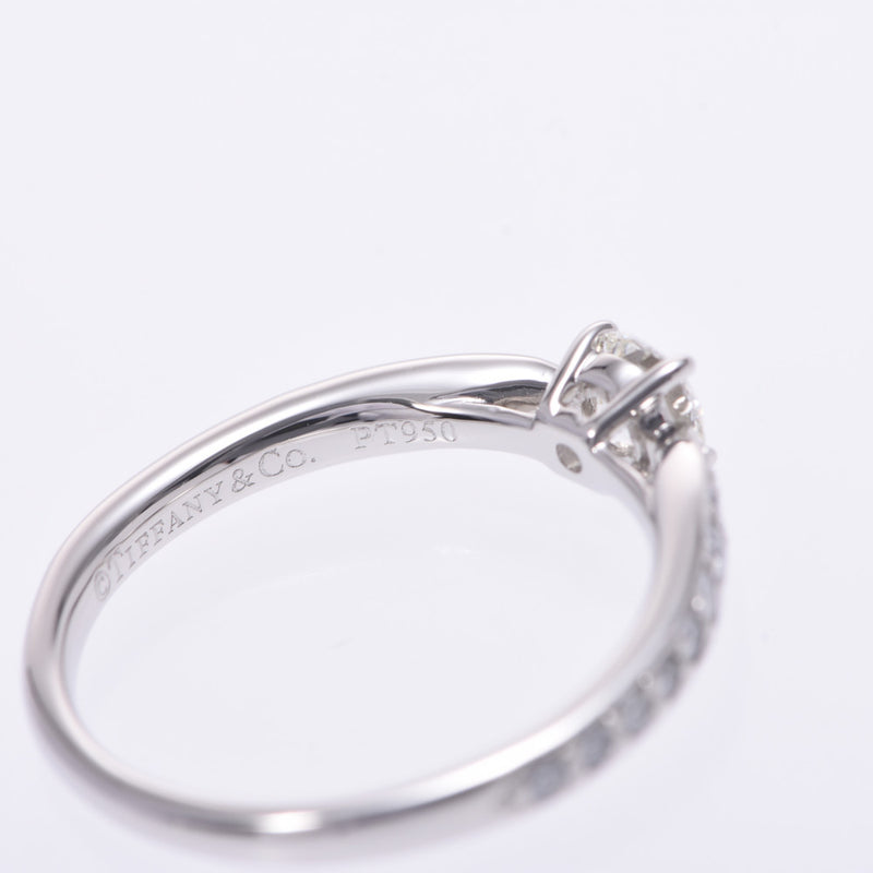 [夏季选择推荐]蒂芙尼＆CO。蒂芙尼＆Co.Tiffany＆Co.Tiffany Harmony Ring Diamond 0.23CT I-VVS2-3EX No.6女士PT950铂/环A级使用Silgrin