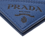 PRADA プラダ パスケース 定期入れ 紺 2MC035 ユニセックス レザー カードケース 未使用 銀蔵