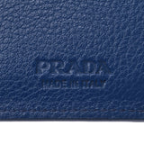 PRADA プラダ パスケース 定期入れ 紺 2MC035 ユニセックス レザー カードケース 未使用 銀蔵