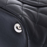 Chanel Chanel Cambon Line Large Tote Black / Black Women's Leather Tote Bag A-Rank Used Sink