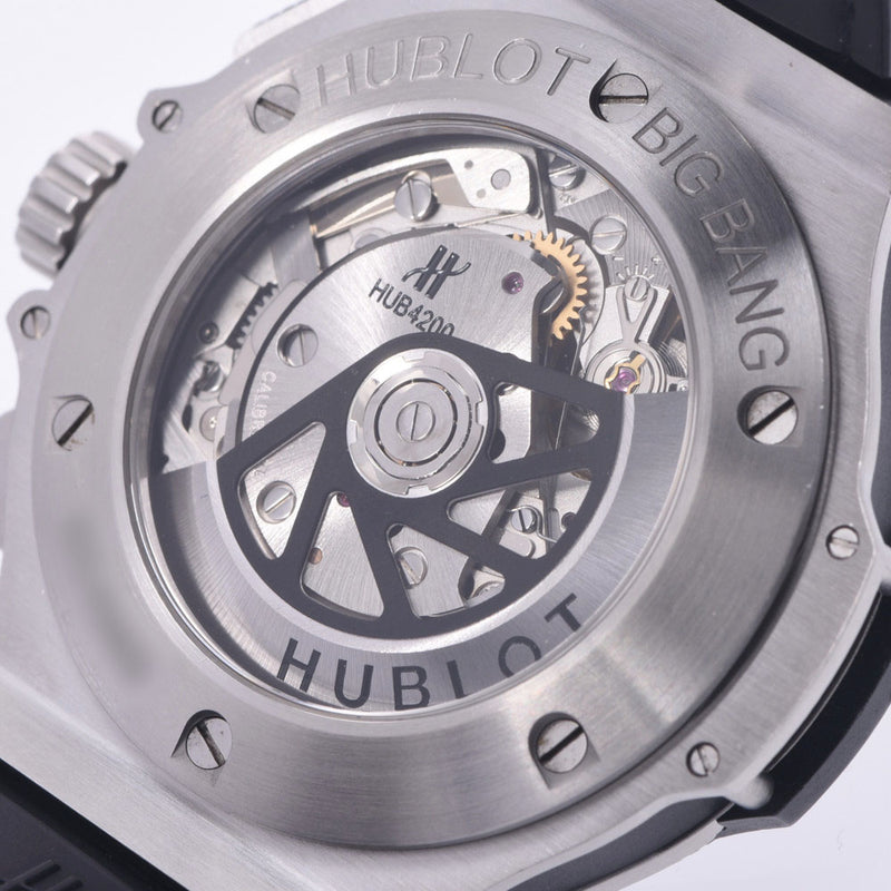 Hublot Ublo Big Band Aeroban 311.SM.SM.SM.SM.1170.GR男士SS /陶瓷/橡胶手表自动伤口黑色桌A级使用SILGRIN