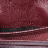 Saint Laurent Sun Laurent Compact Wallet England Unisex Leather Two-folded wallet Unused Silgrin