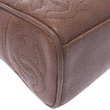 CHANEL シャネル チェーンショルダー トリプルココマーク ブラウン ゴールド金具 レディース キャビアスキン ショルダーバッグ Bランク 中古 銀蔵