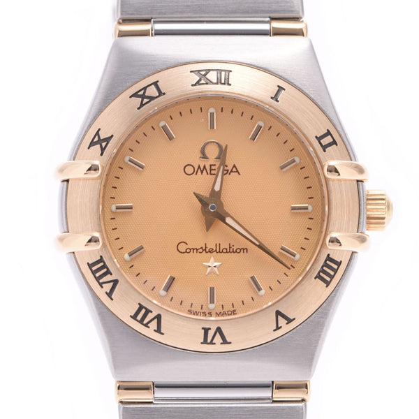 OMEGA Omega Constellation Mini 1362.10 Ladies YG / SS Watch Quartz Gold Dial AB Rank Used Ginzo