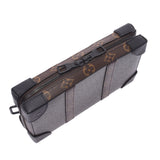 路易威登路易威登Tiga Monogram Softrunk钱包棕色M30697男女皆宜的皮革单肩包新的Sanko