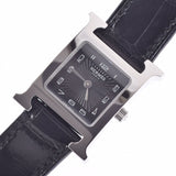 HERMES Hermes H Watch HH1.210 Ladies SS/Nilocus Watch Quartz Black Dial A Rank used Ginzo