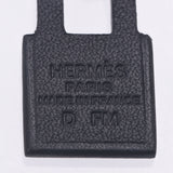 HERMES エルメス カデナ型 オーケリーPM 黒/ゴールド D刻印(2019年頃) ユニセックス レザー/GP ネックレス 未使用 銀蔵