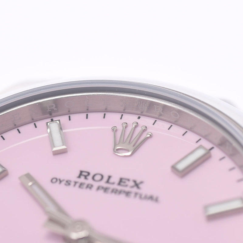 [Cash Special price] Rolex Rolex Oyster Peacher 31 277200 Women's SS Watch Automatic Candy Pink Shalluge Unused Silgrin