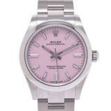 [Cash Special price] Rolex Rolex Oyster Peacher 31 277200 Women's SS Watch Automatic Candy Pink Shalluge Unused Silgrin