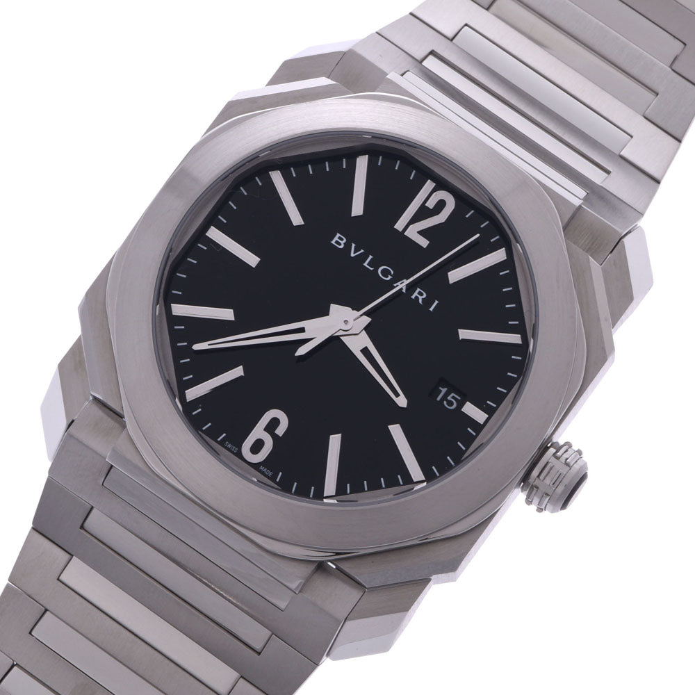 ブルガリオクトソロテンポ 裏スケ メンズ 腕時計 BG038S BVLGARI 中古