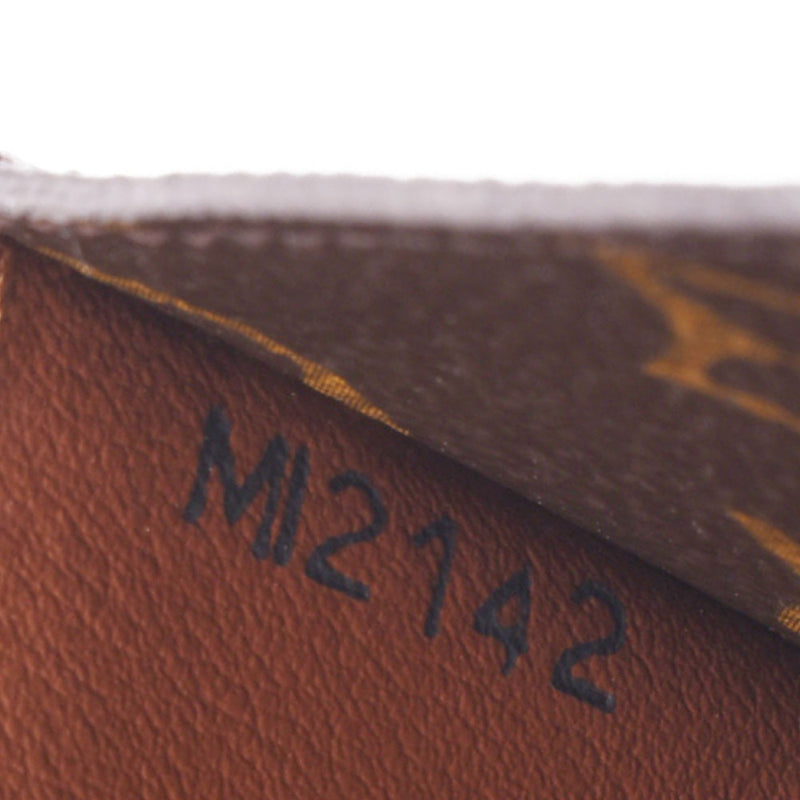 LOUIS VUITTON ルイヴィトン モノグラム ポルトフォイユ エレーヌ ブラウン M60253 レディース モノグラムキャンバス 三つ折り財布 Bランク 中古 銀蔵
