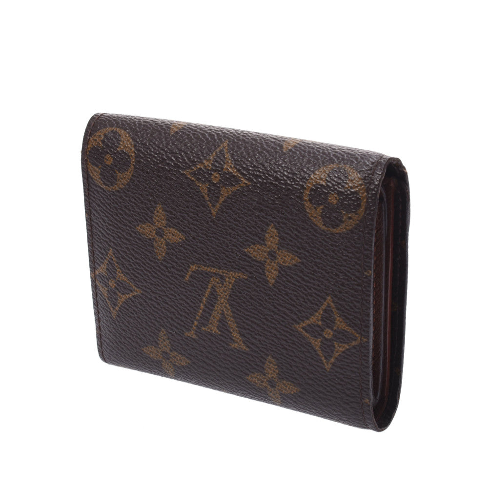 ルイヴィトンポルトフォイユ エレーヌ 14145 ブラウン レディース モノグラムキャンバス 三つ折り財布 M60253 LOUIS VUITTON  中古 – 銀蔵オンライン