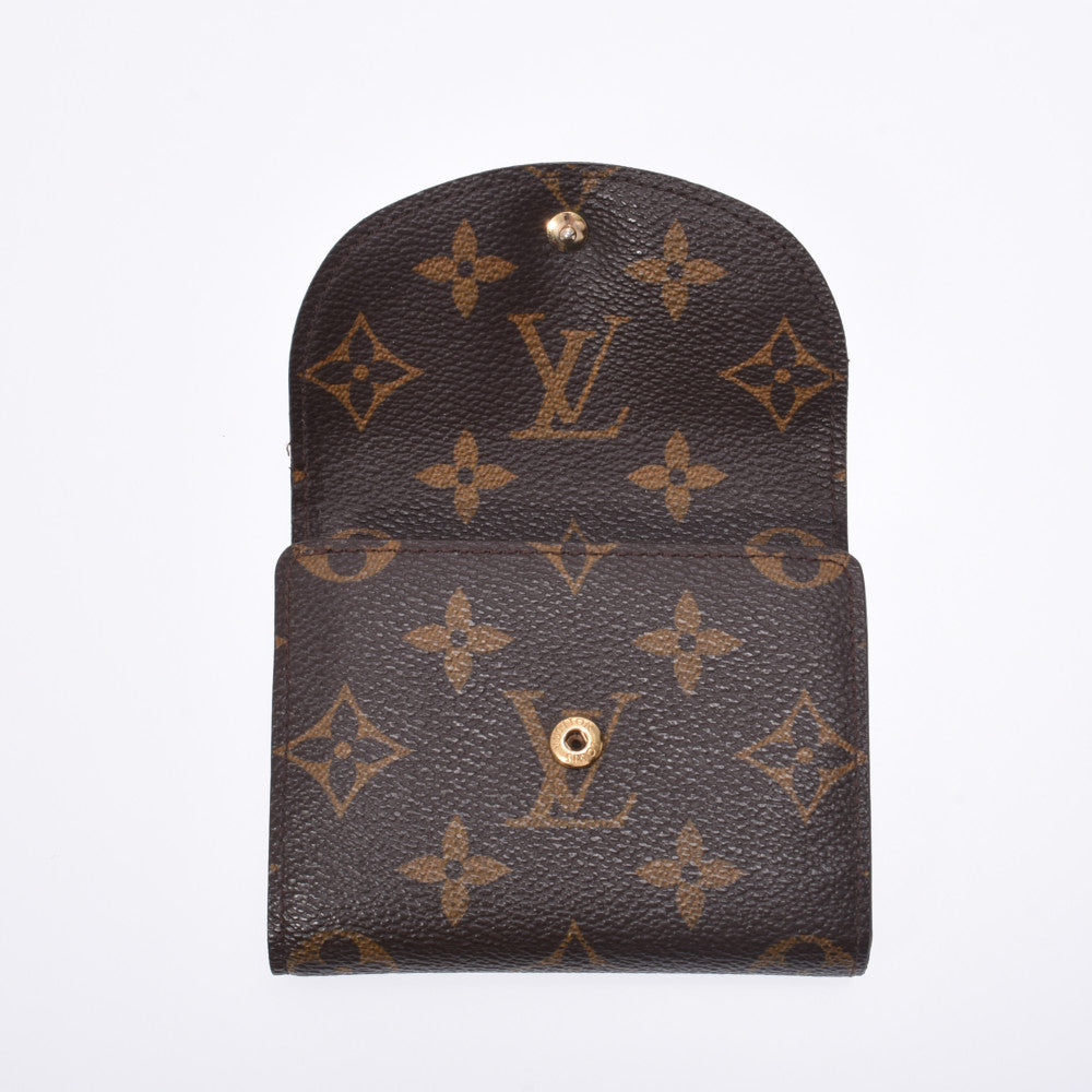 ルイヴィトンポルトフォイユ エレーヌ 14145 ブラウン レディース モノグラムキャンバス 三つ折り財布 M60253 LOUIS VUITTON  中古 – 銀蔵オンライン