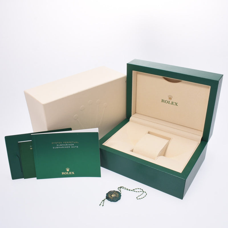 [Cash special price] ROLEX Rolex Submarina Green Bezel 126610LV Men's SS Watch Automatic Wound Black Dynased Silgrin