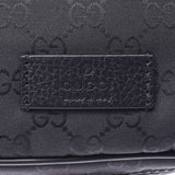 GUCCI GG Nylon,West Bag Outlet,Black 449182 Unisex Nylon,皮革,Bodybag,未使用的银体