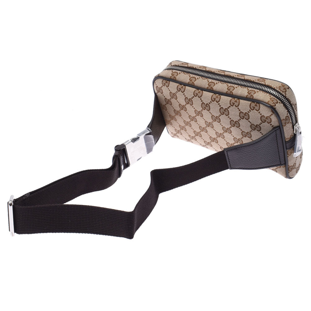 Gucci GG waist bag belt bag outlet beige / dark brown Unisex GG