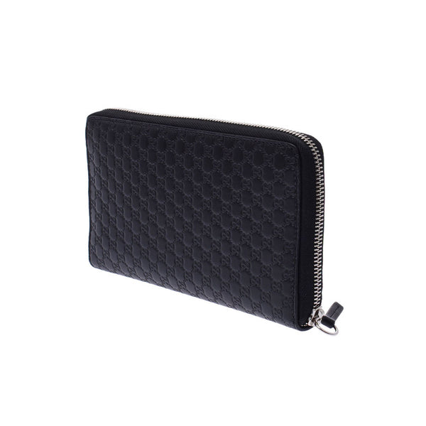 Gucci microgucci Gucci round zip Zip Wallet Black