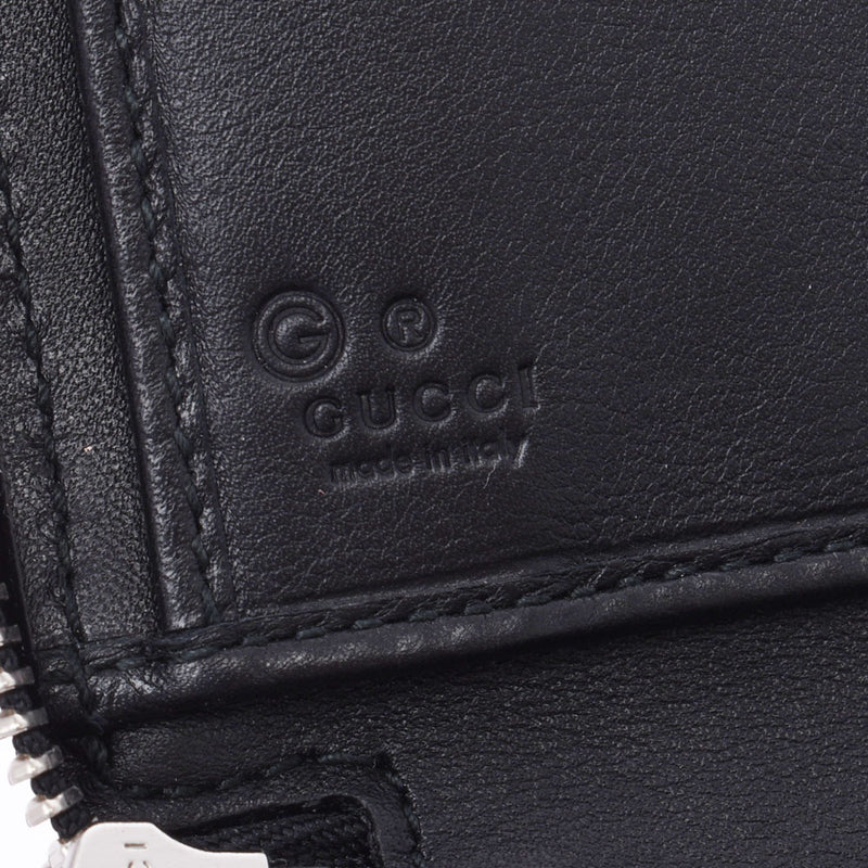 Gucci microgucci Gucci round zip Zip Wallet Black