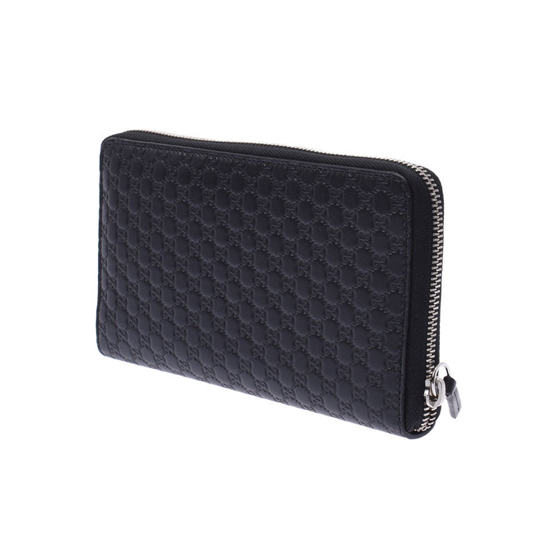 Gucci microgucci Gucci round zip Zip Wallet Black