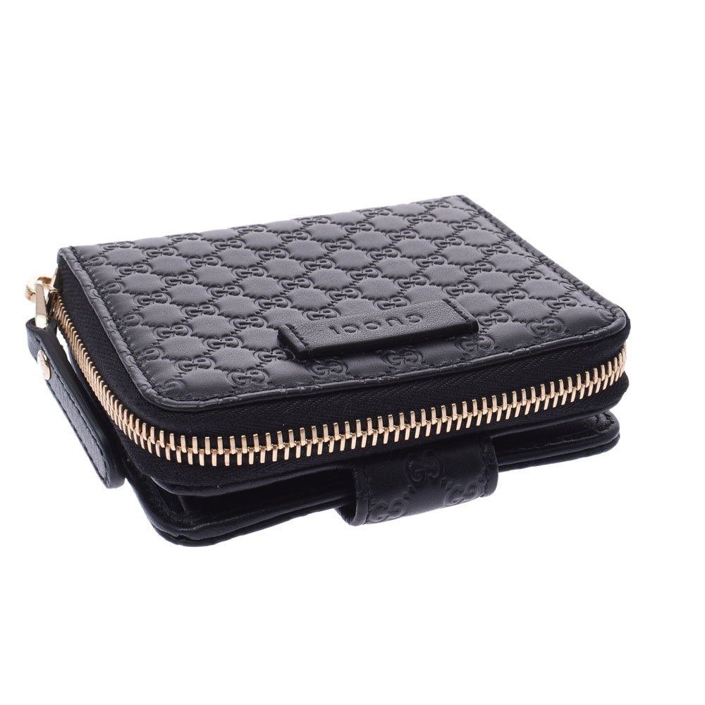 送料込み！ 未使用品 GUCCI コンパクトウォレット ブラック 227 グッチグッチシマ コンパクトウォレット アウトレット 黒 ユニセックス