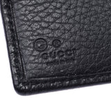 GUCCI Gucci GG Pattern Black 150413 Men's Nylon / Leather Two Folded Wallets Unused Silgrin