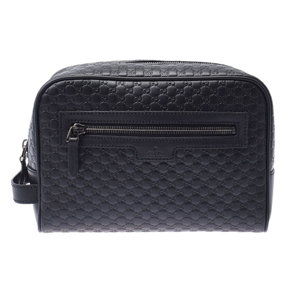 Gucci toiletry bag online black leather