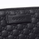 GUCCI Gucci Microgucci Shimizuma Purses Outlet Black 544249 Unisex Leather Coin Case Unused Silgrin