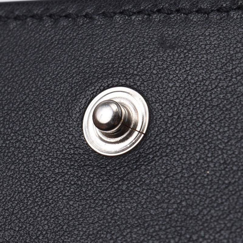 Gucci Gucci 6系列钥匙盒Microgucci Shima插座黑色150402男女皆宜的皮革钥匙扣未使用的Silgrin