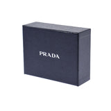 PRADA Prada compact wallet, blue, blue, 1MH021, unisex calf, wallet, purse, unused silver,