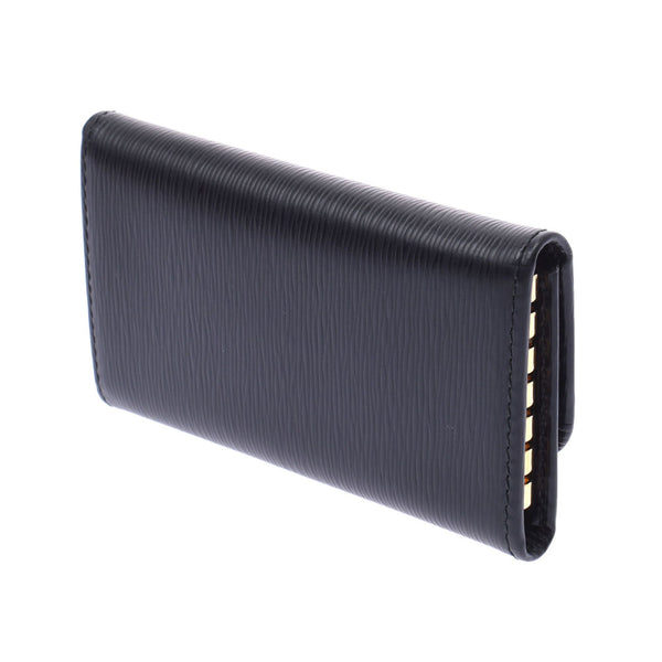 PRADA Prada 6: Keycase Black Gold fittings 1PG222 Ladies: Leather Keycase Unused Ginzo