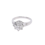 Other diamonds 0.75ct No. 13 Ladies PT1000 Ring / Ring A Rank used Ginzo