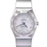 Omega Omega Constellation brush 12p diamond 123.10.24.60.55.001 Ladies SS Watch quartz shell