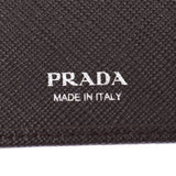 PRADA プラダ 6連キーケース アウトレット ダークブラウン シルバー金具 1PG222 レディース レザー キーケース 未使用 銀蔵