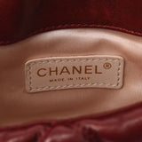 Chanel Chanel Bubble Quilt Chain Bag Red Tea Gold Bracket Ladies Lambskin Shoulder Bag B Rank Used Silgrin