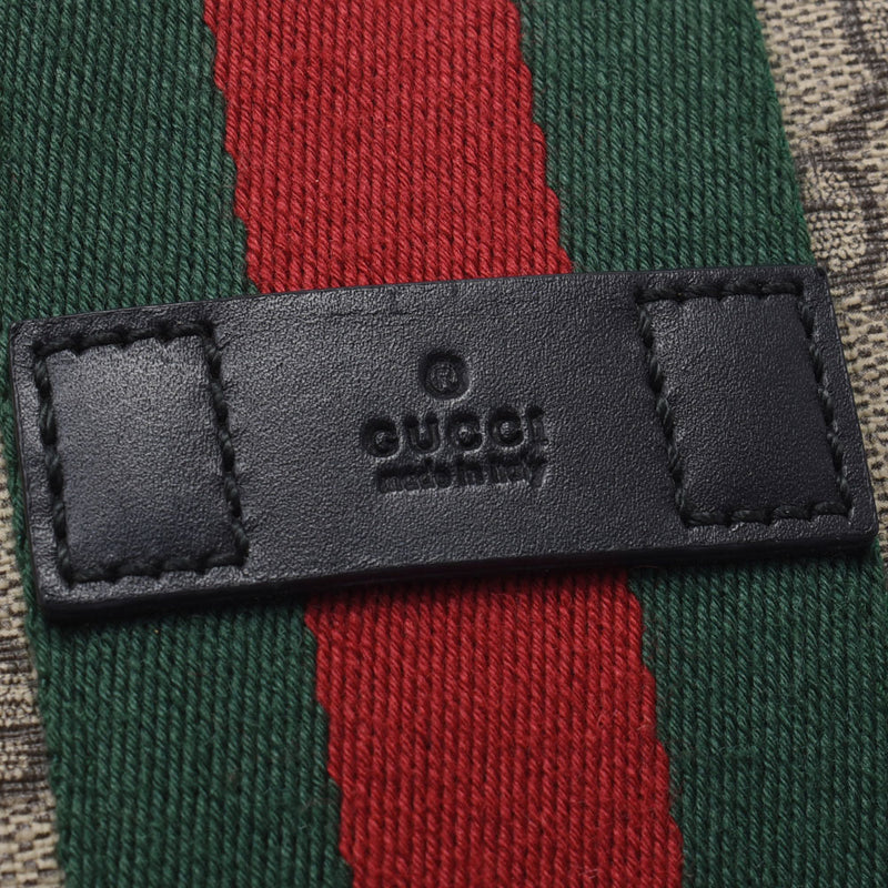 GUCCI グッチ GGスプリーム シェリーライン メッセンジャーバッグ  グレージュ系 471454 ユニセックス GGスプリームキャンバス ショルダーバッグ Bランク 中古 銀蔵