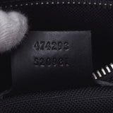 Gucci Gucci GG Sprim West Bag带袋深灰色/黑色474293男女皆宜的GG Sprim Canvas Body Bag新促销