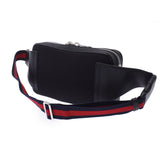 Gucci Gucci GG Sprim West Bag带袋深灰色/黑色474293男女皆宜的GG Sprim Canvas Body Bag新促销