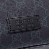 Gucci Gucci GG Sprim West Bag带袋深灰色/黑色474293男女皆宜的GG Sprim Canvas Body Bag新促销