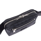 Gucci Gucci GG Sprim West Bag带袋深灰色/黑色474293男女皆宜的GG Sprim Canvas Body Bag新促销