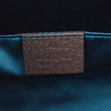 Gucci Gucci Hooft聋哑尖叫雪利酒线米色/茶/绿色/红色499621女士GG Sprim Canvas单肩包未使用的Silgrin