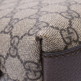 Gucci Gucci Hooft聋哑尖叫雪利酒线米色/茶/绿色/红色499621女士GG Sprim Canvas单肩包未使用的Silgrin