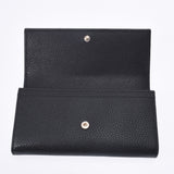 GUCCI Gucci Soho GG Logo Outlet Black 598206 Unisex Leather Long Wallet Unused Silgrin