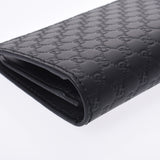 GUCCI グッチ マイクログッチシマ アウトレット 黒 449245 メンズ レザー 札入れ 未使用 銀蔵