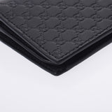 GUCCI グッチ マイクログッチシマ アウトレット 黒 449245 メンズ レザー 札入れ 未使用 銀蔵